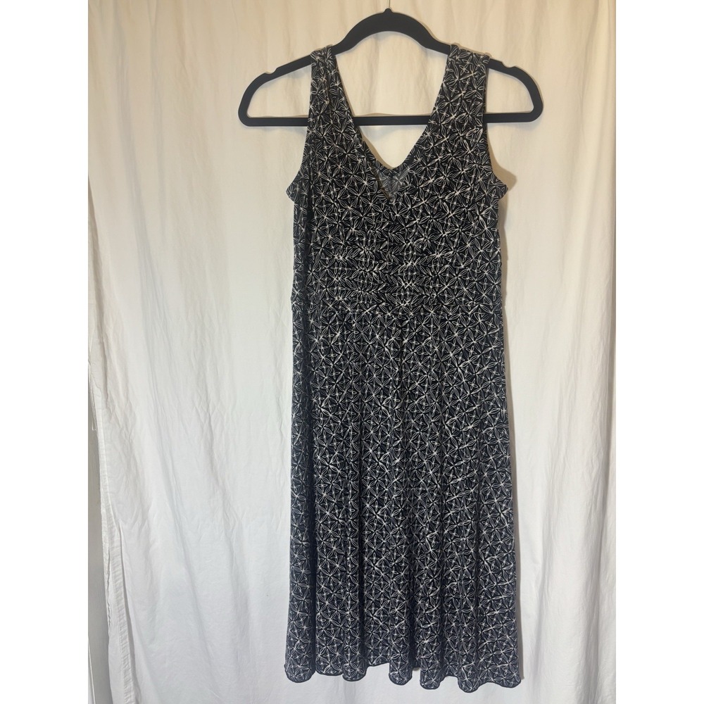 Axcess Womens Bullard Design Sleeveless V Neck Stretch Casual Dress Small HH18